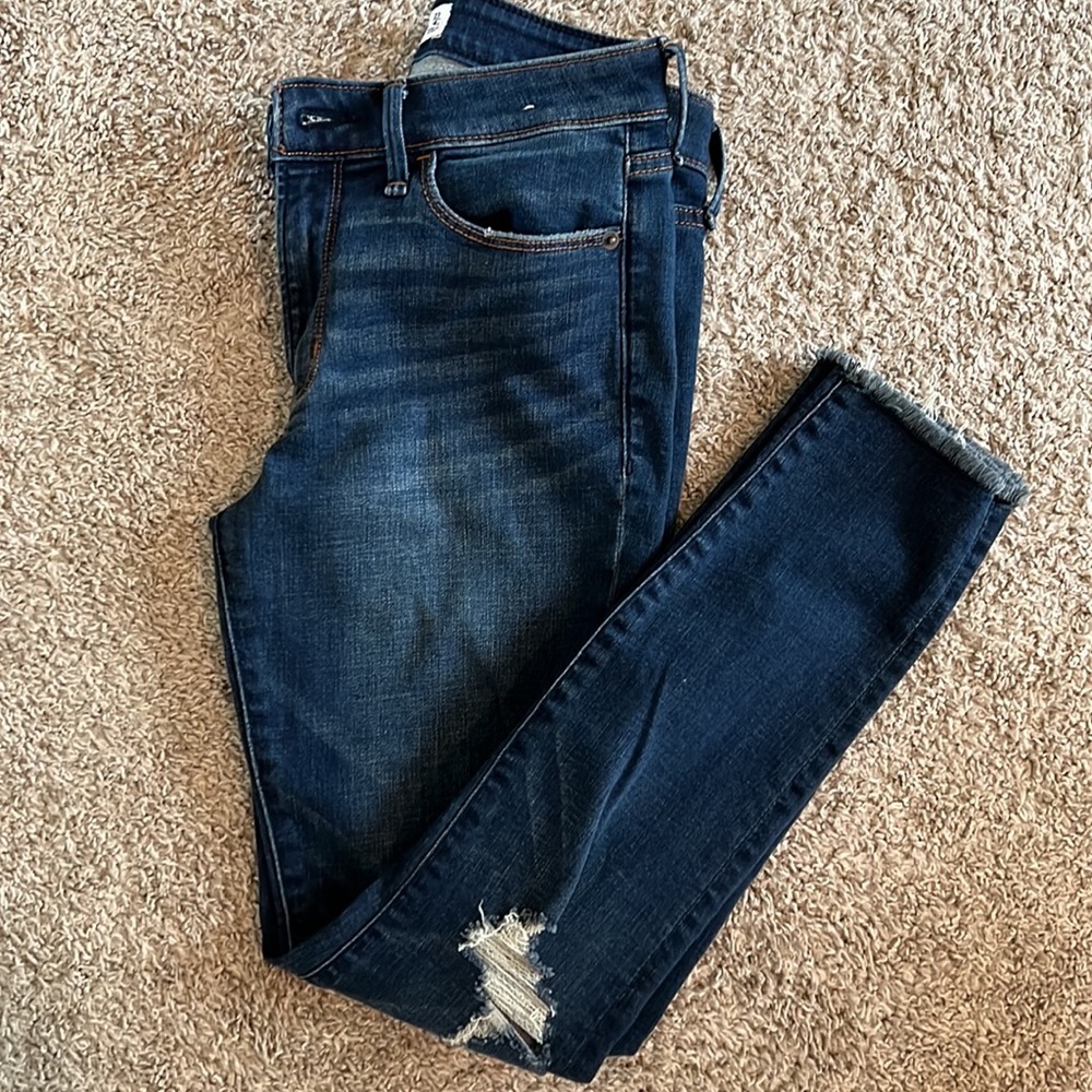 Abercrombie skinny mid rise jeans